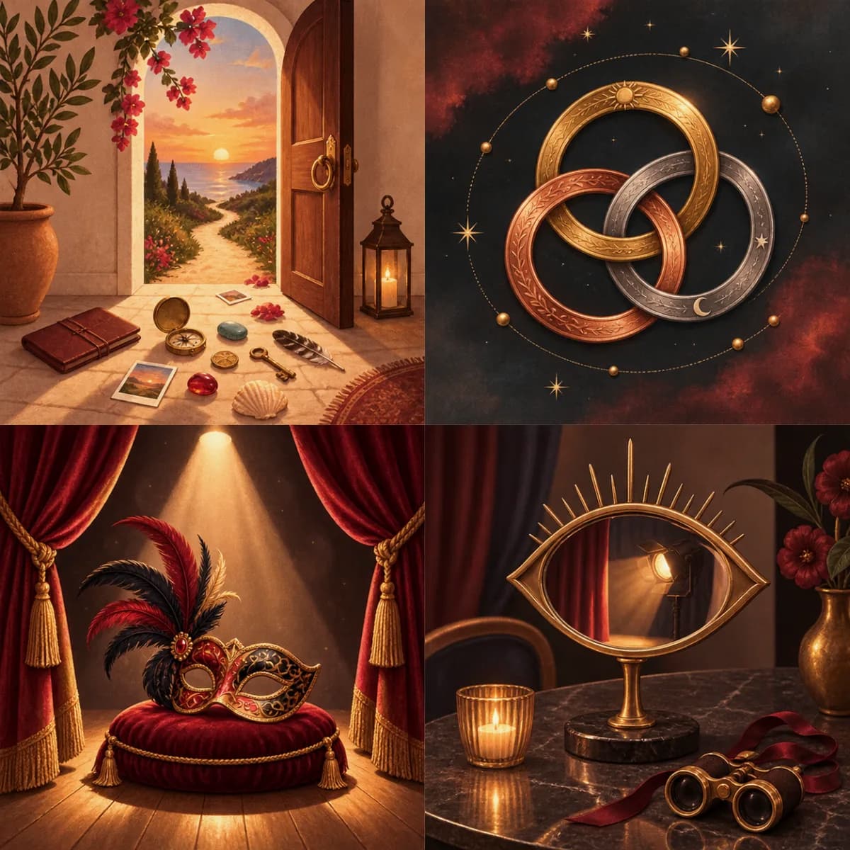 Editorial artwork representing language and forms of personal expression.
