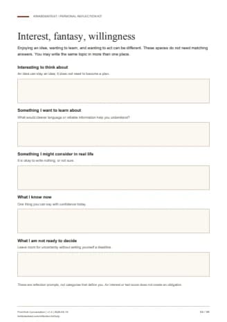 Preview of page 3: Interest, fantasy, willingness