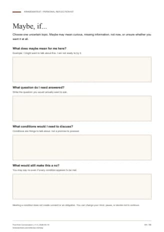 Preview of page 4: Maybe, if...